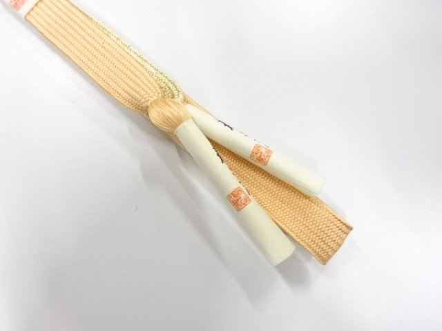  大特価品　未使用品　寿恵工房　正絹　手組帯締め